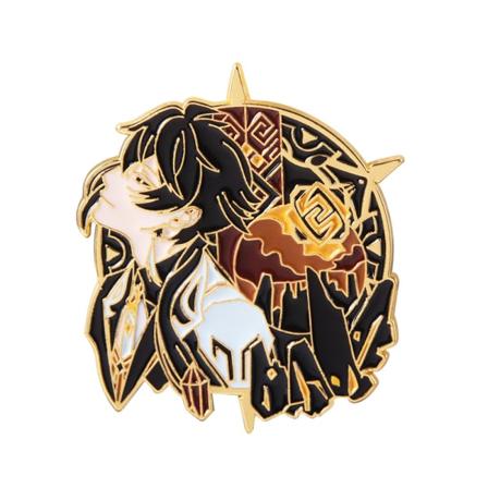 Forlater klokke x401-Anime original God Metal badge Youxi Walnut d