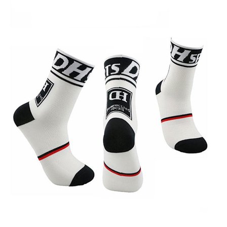 Cykelstrumpor DH Sports - Vita