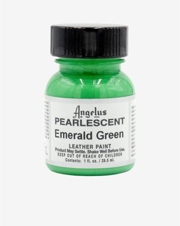 Angelus - Pearlescent Leather Paint - Emerald Green