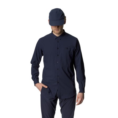 Houdini Men's Long Sleeve Shirt Men long-sleeved shirts Blue L