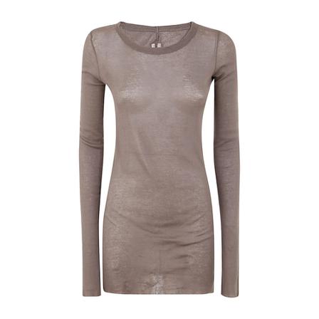 Rick Owens, Long Sleeve Top Brązowy, Kobieta, Rozmiar: S