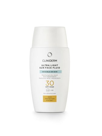 Cliniderm Sun Ultra Light Face Fluid solkrem SPF 30 40 ml