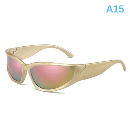 Dropshipping UV400 Y2K-stil solbriller Unisex merkevaredesign - Perfet A15