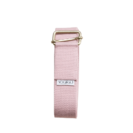 Yogiraj Yogabälte Yoga Belt Long Sporttillbehör Unisex Rosa