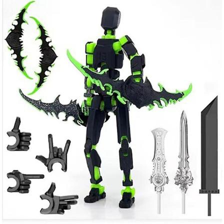 T13 Actionfigur Titan 13 Actionfigur Robot Actionfigur 3D Printet Action[C]