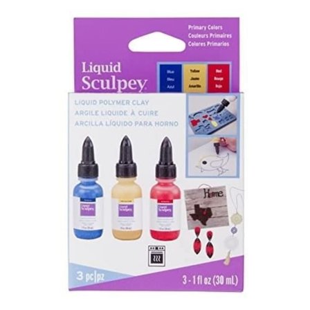 Medium Liquide - Polyform - Sculpey - 3 x 29 ml - AkrYYliVäri - Kuorrutus - Kiilto