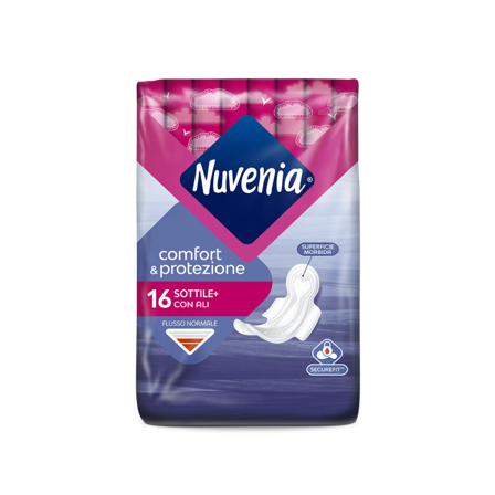 Nuvenia Sottile Normal Con Ali 16 Assorbenti