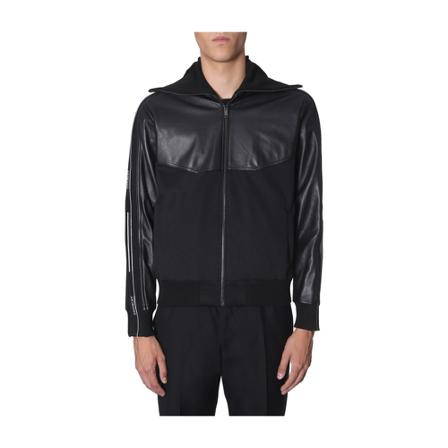 Givenchy, Jacket With Logo Zwart, Heren, Maat:M