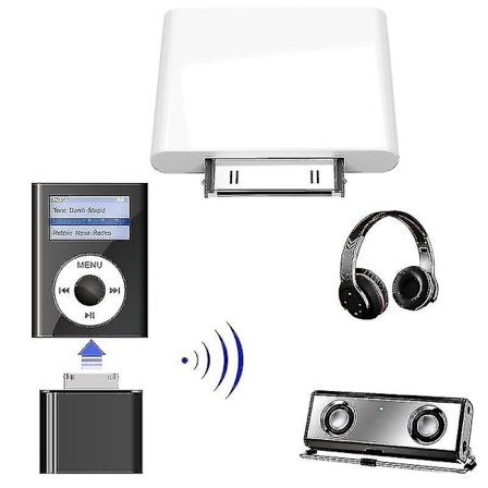 Trådlös Bluetooth-kompatibel Sändare Hifi Ljud Dongel Adapter För Ipod Classic/touch [DB]