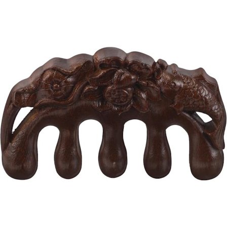 Massasje, Kam Massasje, Verktøy Hodebunn Kam Hodebunnsmassasje Tilbehør Trekam Komfortabel Hodebunnspleie Kam Sandeltre Brun