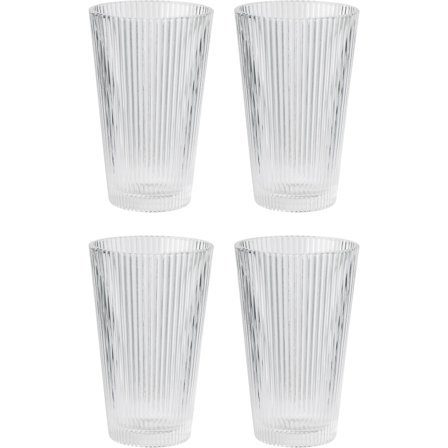 Stelton Pilastro Drikkeglass 0,35 liter, 4 stykker, clear