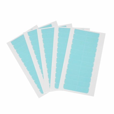 120 stk. dobbeltsidet hårbånd, stærkt tape til hair extensions