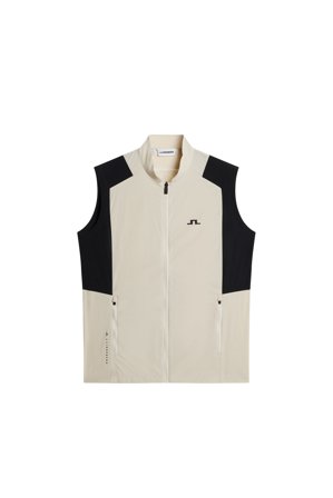 J.Lindeberg - Jacs Zip Packable Vest - Golf - Grey - Men - XL