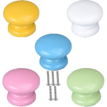 Kjøkken skap dørknapper, 5 stykker skuff skap dørknapper, møbelknapp, trekk hånd