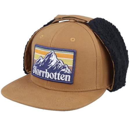 Wild Spirit - Brown earflap Czapka Z Daszkiem - Norrbotten Canvas Flatbrim Caramel/Black Earflap @ Hatstore