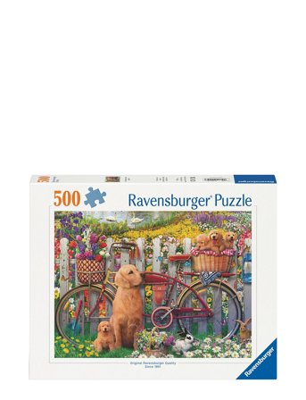Ravensburger Cute Dogs In The Garden 500P - Multi/patterned - ONE SIZE