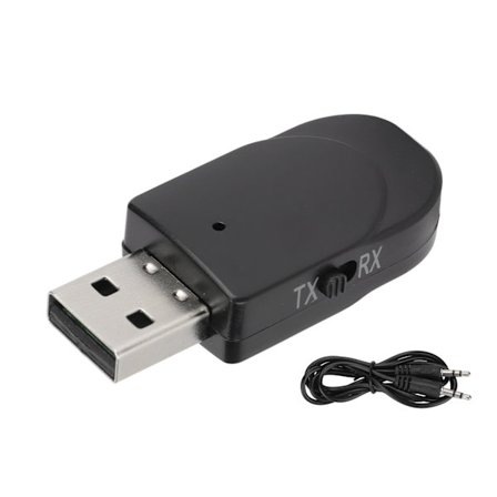 Trådlös Bluetooth Sändare Mottagare 2 i 1 Handsfree Samtal Stereo Bluetooth AUX Adapter för Mobiltelefoner TV