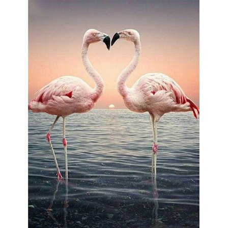 30 x 40 cm, flamingo Diamond Painting Diamond Embroidery Painting
