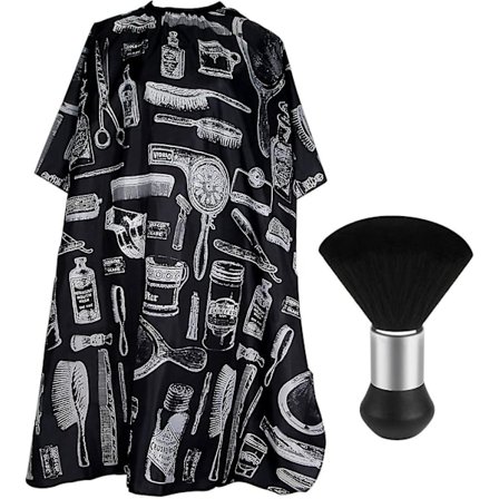 Ammattimainen Hiustenleikkausviitta Kaulan Pölynpoistoharja Salon Kampaaja Painatus