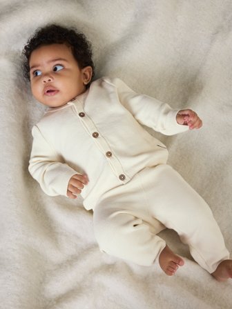 Polarn O. Pyret - Knitted cardigan - 56 - Childrenswear - white