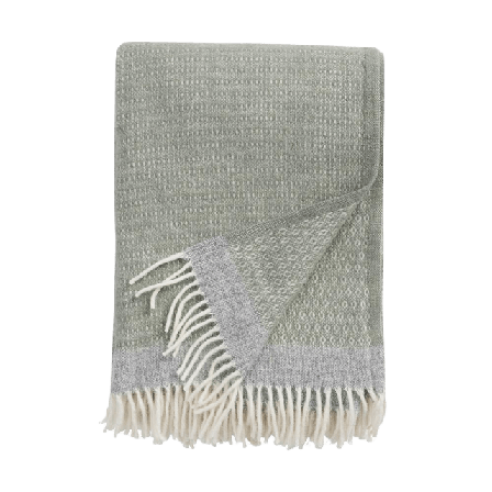 Klippan Ullpläd Harald Filtar & plädar Grön 130X200