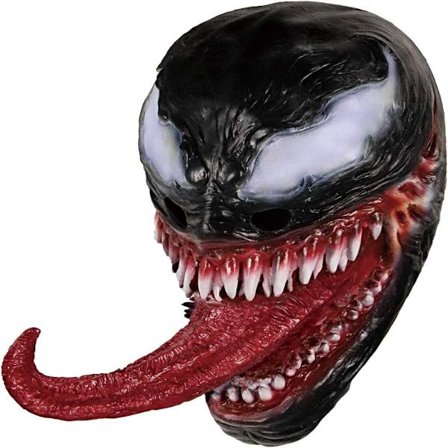 Venom Maske Latex Maske Cosplay Lang Tunge Cosplay Julefilm Lucky