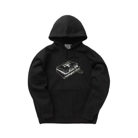 Carhartt Wip Hooded Mahogani Music Sweat , Zwart , Heren , Maat: L