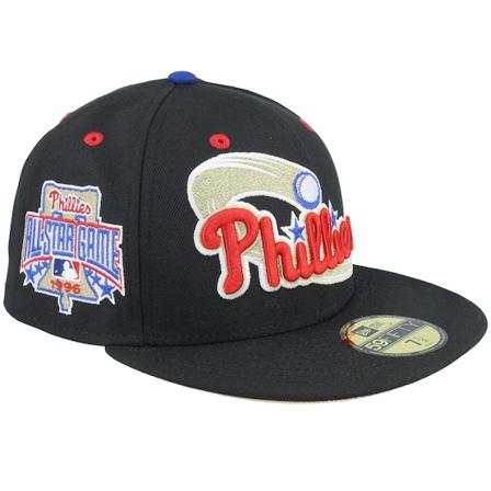 New Era - Philadelphia Phillies Summit 59FIFTY Phiphico 96 All Star Game Black/Gold Fitted Fitted Black Cap - MLB @ Hatstore