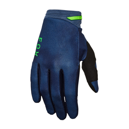 Mănuși Motocross FOX 180 Taunt bleumarin S