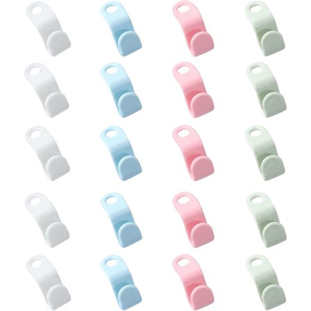 20 stk. Koblingshengere Høykvalitets Kroker Kobling for skap