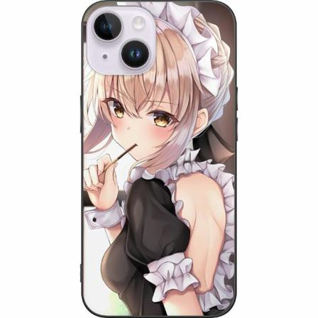 Apple Iphone 14 Plus Svart Skal Anime Girl Cute