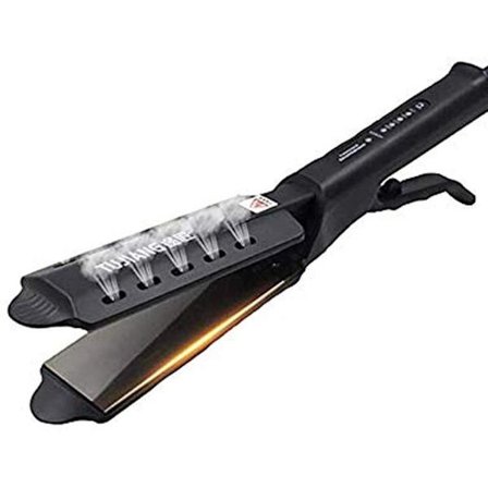 Lonic Plattång, gör håret glänsande och silkeslent, värms upp snabbt, skena med justerbar temperatur, lämplig för alla hårtyper