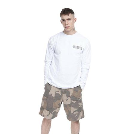 Wood Wood, Koszulka męska Wood Wood Peter Longsleeve 11935402-2469 Bright White XL Biały, Mężczyzna, Rozmiar: L