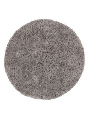 Plain (Single Colored) Kids Rug Shaggy Small Comfy - Grey Ø 150 Modern Style
