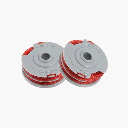 2 x Dubbel Autofeed Spole & Tråd + Spolkåpa För Flymo Trimmer Röjare [DB]