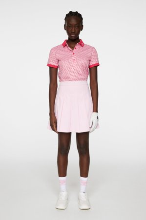 J.Lindeberg - Golf - Tour Tech Print Polo - Pink - Woman - M