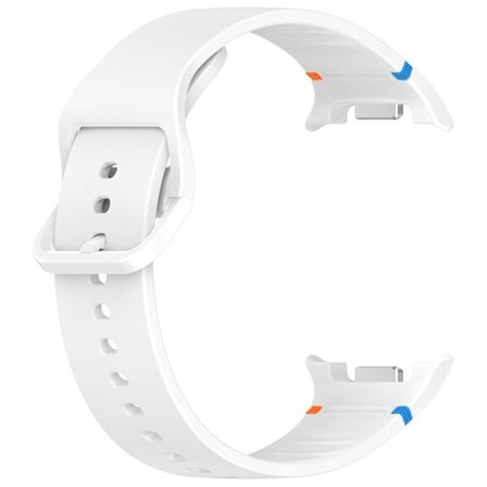 Silikonarmband till Samsung Galaxy Watch 8 / Watch 8 Classic storlek L - Vit