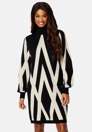 Object Collectors Item-Objray L/S Knit Rollneck Dress-XS