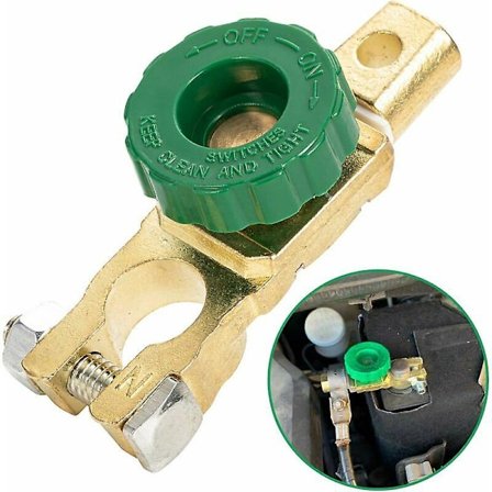 Automatisk Batteri-Avkoblingbryter, Batteri-Avkobling/Stoppbryter, Hovedbatteribryter for Båt Bil Lastebil Bobil Traktor 13 Tretten