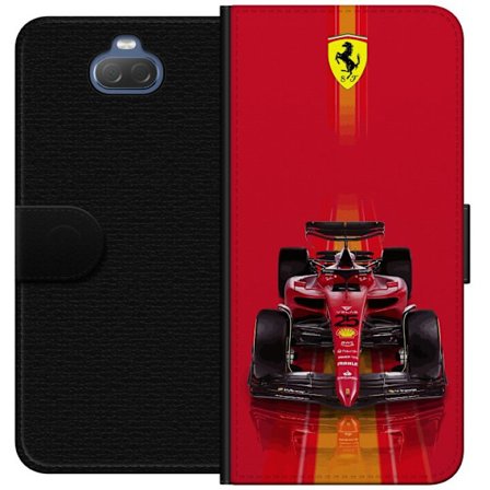 Yhteensopiva Lompakkokotelo Sony Sony Xperia 10 Ferrari Formula 1 -auto ikonisessa punaisessa muotoilussa urheilullisella tarkkuudella