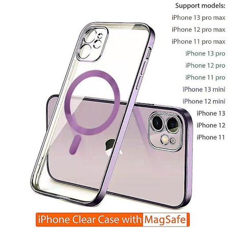 För Iphone 12 Magsafe Magnetic Trådlöst Case Case null ingen