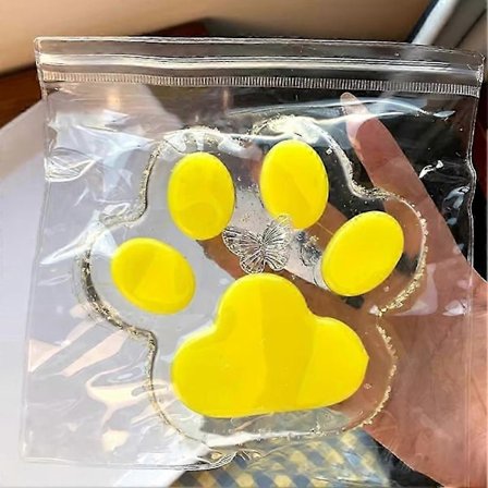 Jätte Tass Squishy för Barn Vuxna, Stor Pälsig Katt Tass Squishy Leksaker för Stresslindring, Supermjuka Kläm Fidget Leksaker[D]