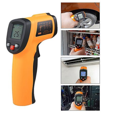 Gm550 Håndholdt Berøringsfri IR Infrarød Digital Termometer