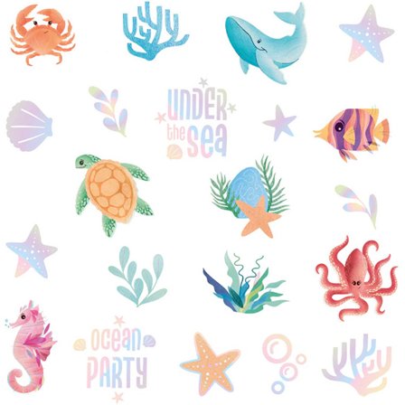 Ocean Party Tatuoinnit 21 kpl