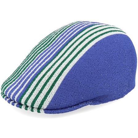 Kangol - League 507 Masters Green-starry Blue Flat Cap Flatcap Blue Cap - @ Hatstore
