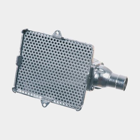 Bilge pump strainer 1852-Marine, fits 38 mm (1 1/2") hose, horizontal, stainless steel (AISI 316)