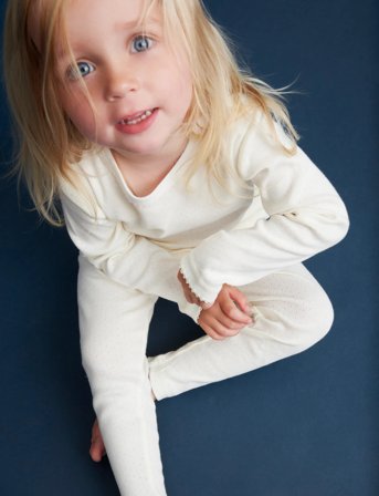 CeLaVi Pyjama Set Ls - White - 130