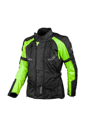 GMS Taylor Motorcycle Jacket Black/Yellow 4XL