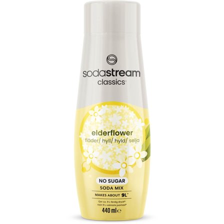 SodaStream - Smakessens for kullsyre drikke Elderflower No Sugar