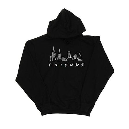 Friends Womens/Ladies Skyline Logo Hoodie XL Svart